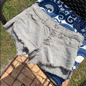 Light Grey Free People Shorts